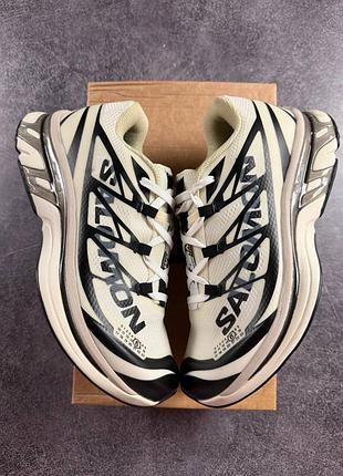 Salomon xt 6 x maison margiela mm6 white black