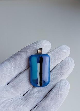 Кулон из художественного стекла,