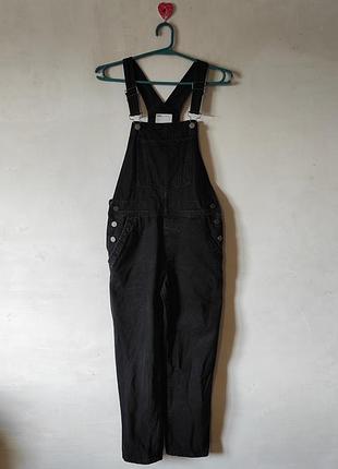 Жіночий джинсовий комбінезон asos, розмір m (uk 10 / eu 38), чорний