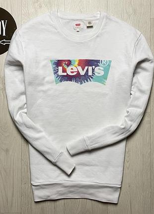 Мужской стильный свитшот levis, размер m-l