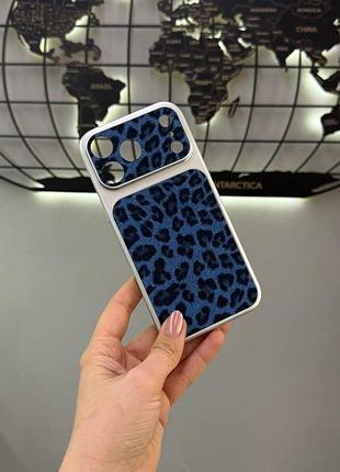 Чехол для iphone 17 pro max с леопардовым принтом и блестками,чехол-накладка на iphone 17 pro max с леопардовым дизайном