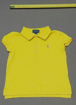 Плечи 28 см polo ralph lauren size 6 красное поло big pony 
98% cotton  2% elastane