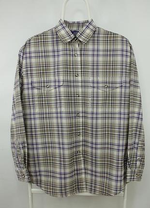 Редкая винтажная шерстяная рубашка the north face purple label 100%wool made in japan shirt women's