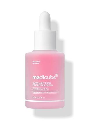 Надлегка пептидна сироватка з pdrn medicube pdrn pink peptide ultra light, 30 мл