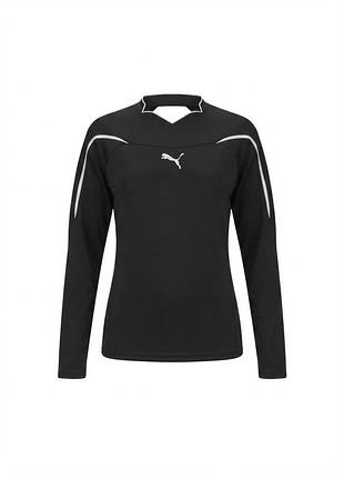 Черный спортивный лонгслив рашгард кофта puma размер xs / s