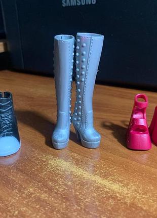 Обувь для кукол barbie, winx, monster high
