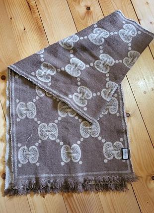 Теплый женский  шарф gucci