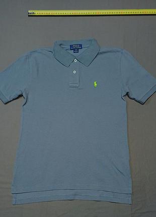 Плечи 40 см polo ralph lauren size м( 10-12) серое поло 
100% cotton