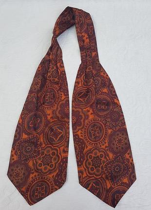 Вінтажна краватка аскот з узором пейслі duggie cravat