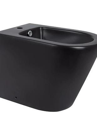Біде підлогове qtap scorpio 530 x 360 x 395 matt black (qt14441003cmb)
