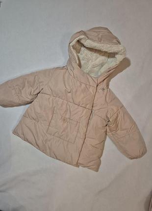 Куртка zara для девочки 1,5-2 года, 92 см