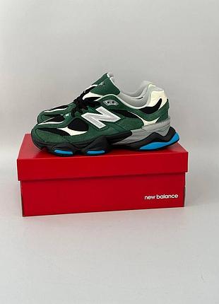 Кроссовки мужские new balance 9060 forest green зеленые