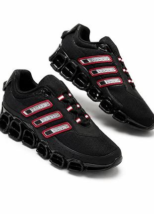 Мужские кроссовки adidas megaride o1 черные с красным, оригинал, 43 размер, стелька 27,5 см