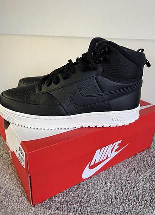 Мужские зимние кроссовки nike court vision mid wntr