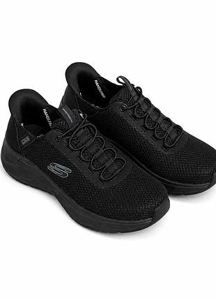Жіночі кросівки skechers hands free swift fit чорні memory foam р.40 25,5 см