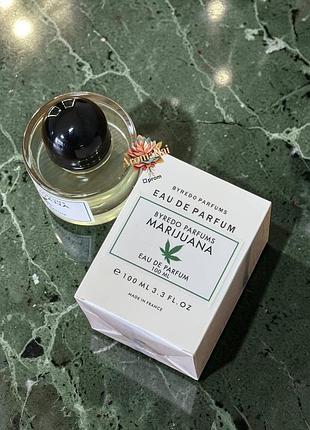 🔥 стойка унисекс парфюмированная вода byredo marijuana (байредо марихуана) 100 мл древесно-пряный аромат с каннабисом