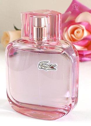 🍓 жіноча парфумована вода lacoste l.12.12 pour elle sparkling (лакоста спарклінг) 90 мл. стійкий свіжий фруктово-квітковий аромат