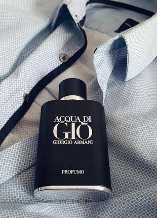 💧 стійка чоловіча парфумована вода giorgio armani acqua di gio profumo (армані аква ді джио профумо) 125 мл