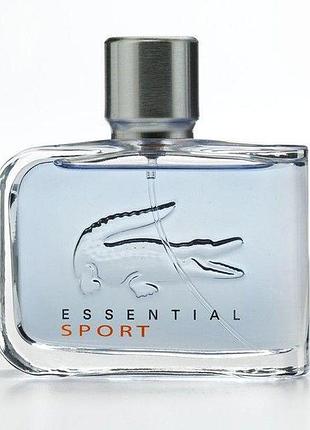 🔥 чоловіча туалетна вода lacoste essential sport pour homme (лакост ессеншл спорт) 100 мл. свіжо-пряний цитрусовий аромат