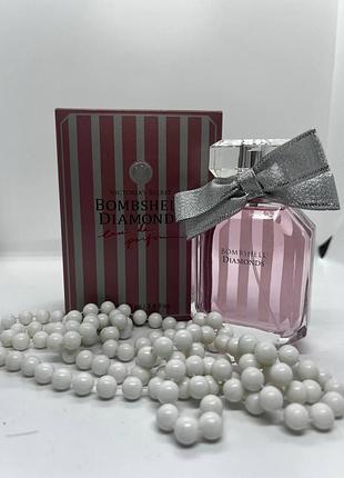 💎 женский парфюм victoria's secret bombshell diamonds (виктория сикрет бомбшел даймондс)100 мл. стойкий цветочный аромат