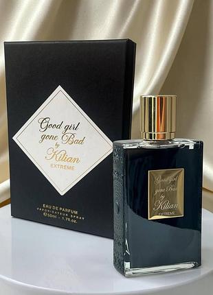 🌸 устойчивый женский парфюм kilian good girl gone bad extreme (килиан гуд грирл гон бед экстрим) 50 мл. древесно-мускусный аромат