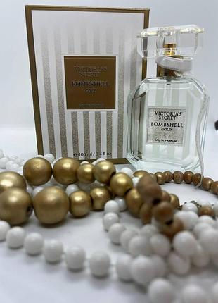 💖 женская парфюмированная вода victoria's secret bombshell gold (виктория сикрет бомбшелл голд) 100 мл. фруктово-цветочный аромат