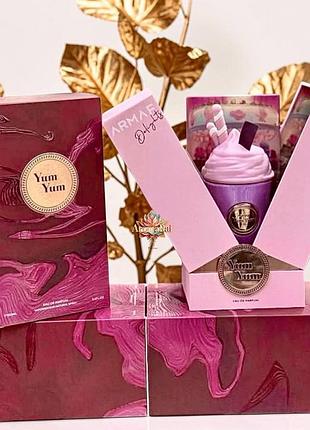 Женская парфюмированная вода armaf yum yum (армаф ям ям) 100 мл цветочные фруктовые сладкие ягидни стойкие шлейфовые