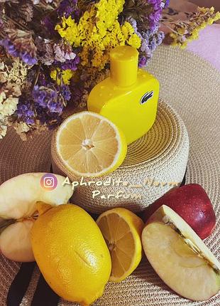 💛 качественная мужская туалетная вода eau de lacoste l.12.12 yellow (лакос желтый) 100 мл свежий цитрусово-древесный аромат
