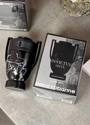 🔥 якісна чоловіча туалетна вода paco rabanne invictus onyx collector edition (пако рабанн інвіктус онікс колектор едішн) 100 мл