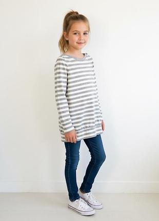 Бавовняна кофта gap для дівчинки 10-11 років / тільняшка gapkids у смужку