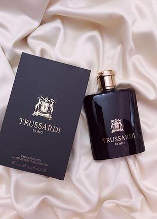 🔥 преміальний чоловіча туалетна вода trussardi uomo 2011 (труссарді омо) 100 мл. деревний аромат
