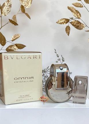 💎 жіноча туалетна вода bvlgari omnia crystalline (булгарі омнія кристалін) 65 мл водяні квіткові свіжі легкі стійкі шлейфові