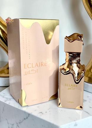 Женская парфюмированная вода lattafa perfumes eclaire edp (латтафа эклер) 100 мл сладкие восточные ванильные стойкие шлейфовые