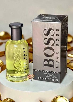 🔥 мужская туалетная вода hugo boss bottled intense (хуго босс ботлед интенс) 100 мл древесные пряные фруктовые стойкие шлейфовые