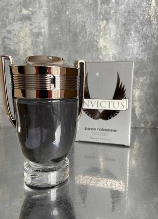 🏆 качественная мужская туалетная вода invictus paco rabanne (инвиктус пако рабанн) 100 мл. водно-деревний аромат