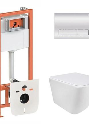 Готовое решение qtap для ванной комнаты: подвесной унитаз tern ultra quiet 490 x 365 x 325 + комплект инсталляции nest 4 в 1