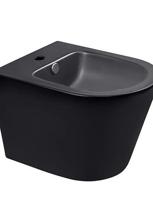 Біде підвісне qtap scorpio 515 x 360 x 345 matt black (qt1455053fmb)