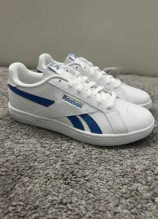 Кросівки reebok оригінал унісекс білі з синім • стильні