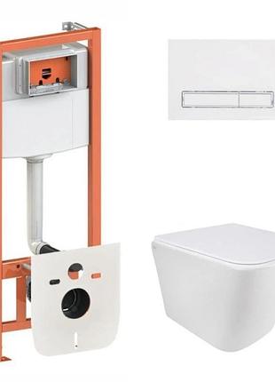 Готовое решение qtap для ванной комнаты: подвесной унитаз tern ultra quiet 490 x 365 x 325 + комплект инсталляции nest 4 в 1
