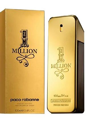 Paco rabanne 1 million туалетная вода 100 ml. (пако рабана 1 миллион)
