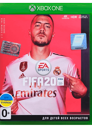 Дискова версія гри fifa 20 xbox one (ru версія) новий