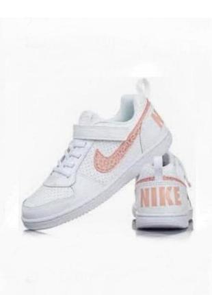 Кожаные крутые стильные кроссовки бренда nike court borough lowru 10 eur 27,5