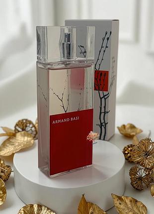 ❤️ жіноча туалетна вода armand basi in red (арманд бассі ін ред) 100 мл