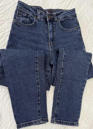 Джинси 👖 мом сині