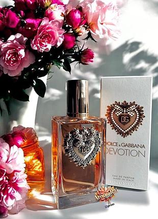 🍋 якісна жіноча парфумована вода dolce gabbana devotion (дольче габбана девошн) 100 мл.стійкий теплий, ніжний, гурманський аромат