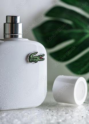 🔥 стойкая мужская туалетная вода eau de lacoste l.12.12 blanc (лакост л.12.12 бланк) 100 мл. свежий древесный аромат