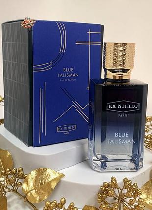 Топ унисекс парфюмированная вода ex nihilo blue talisman (экс никило блю талисман) 100 мл. стойкий фруктово-пряный аромат