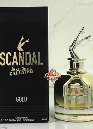 Женская парфюмированная вода jean paul gaultier scandal gold edp (жан поль готье скандал голд) 80 мл шипровые восточные сладкие