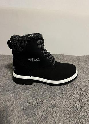 Жіночі утеплені черевики fila black 36 розмір оригінал