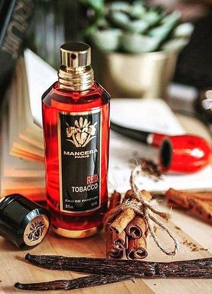 🔥 якісна парфумована вода унісекс mancera red tobacco (манчера ред тобакo) 120 мл. східний унісекс аромат